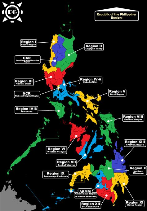 Philippine Regions Map Travel To The Philippines