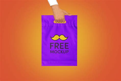 Download Plastic Hand Bag Mockup Free PSD - Download PSD