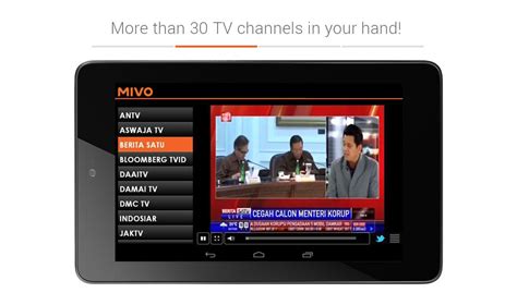 Mivo tv adalah situs tv online indonesia atau streaming sctv rcti trans 7 metro global net mnc indosiar kompas one, alamat cara nonton mivo tv online streaming. Mivo - Android Apps on Google Play