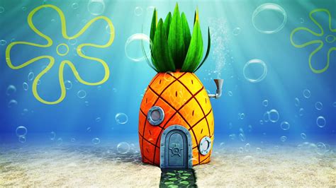 Bikini Bottom Spongebob Backdrop