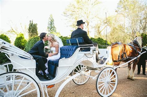 Horse And Carriage At Georgia Wedding Kentucky Derby Wedding