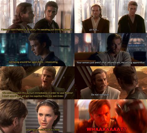 i do not believe anakin and padme could have a relationship without me knowing r prequelmemes