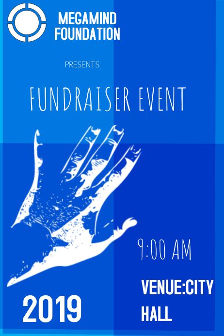 Fundraiser Poster Template Postermywall