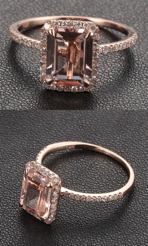 Impossibly Beautiful Rose Gold Wedding Engagement Rings