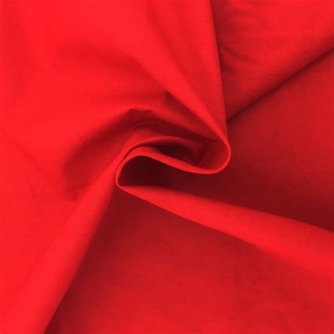 100 Cotton Fabric Red