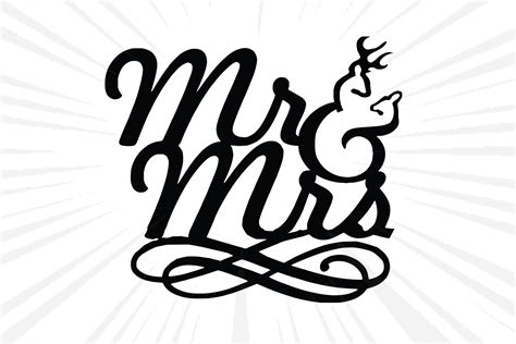 Mr And Mrs Graphic By Johanruartist · Creative Fabrica