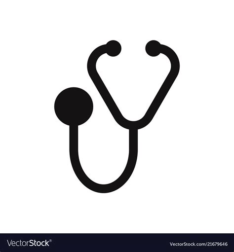 Stethoscope Icon Royalty Free Vector Image Vectorstock