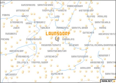 The population of the districts of the state of carinthia (kärnten) according to census results and latest official estimates. Launsdorf (Austria) map - nona.net