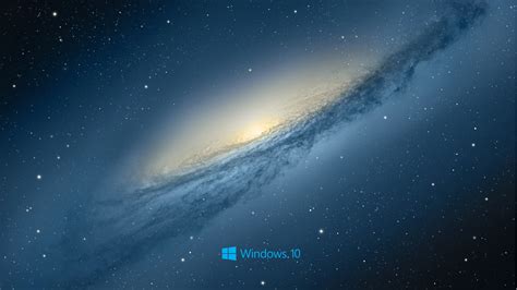 Windows 10 Desktop Wallpaper With Scientific Space Planet Galaxy Stars