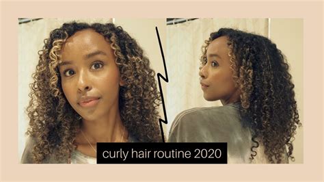 Curly Hair Routine How I Get Frizz Free Defined Curls Youtube