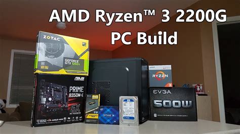Screen capture software using default relive capture by amd included in radeon setting software. AMD Ryzen 3 2200G + ZOTAC GTX 1050 Ti Gaming PC | Time ...