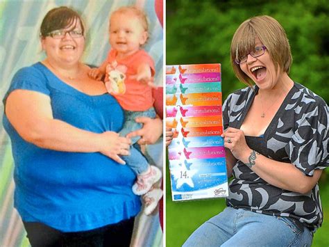 inspirational mum sheds half her bodyweight express and star
