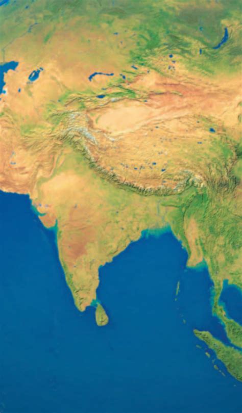 3d Physical Map Of India