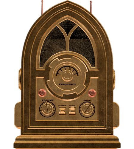 Tube Steampunk Png Transparent Radio Digiscrap