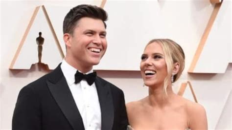 scarlett johansson s husband colin jost confirms she s pregnant calls it exciting india today