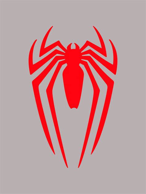 Spiderman Logo Png Red