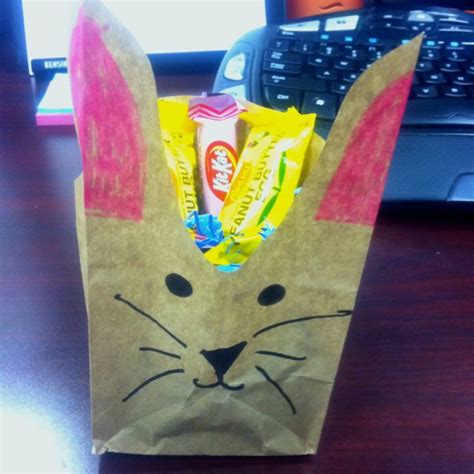 Made These For Easter Paper Bag Easter Baskets Seasonal Crafts