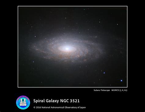 Spiral Galaxy Ngc 3521 Subaru Gallery Subaru Telescope
