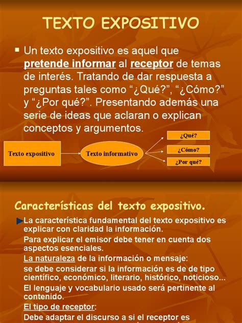 Textos Expositivos Un Texto Expositivo Es Una Clase De Modalidad Text