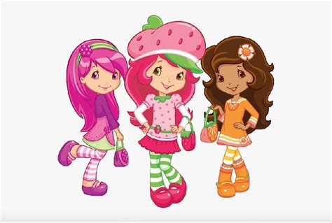 strawberry shortcake and her berry best friends orange blossom and raspberry torte in berr