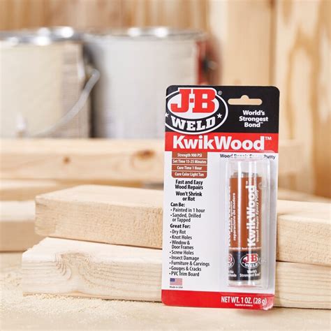 J B Weld Wood Repair Epoxy Putty In The Epoxy Adhesives Department At