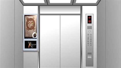 Wall Mounted Elevator Digital Signage Indoor Lcd Screen Asianda