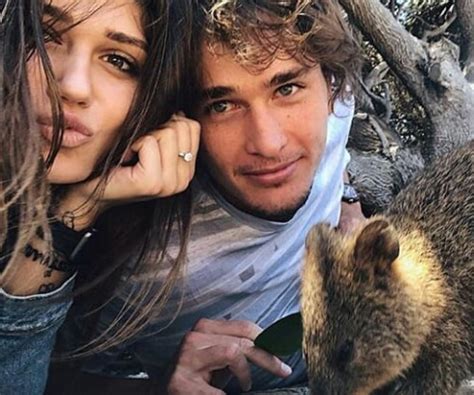 Olga sharypova and alexander zverev. Alexander Zverev, his girlfriend Olya and a quokka ...
