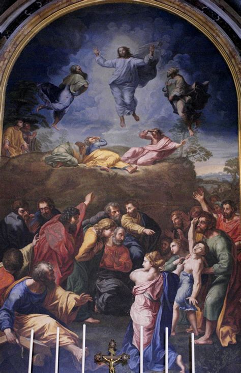 Оцените эту алтарную картину рафаэля. Икона Преображения Господня: картина Рафаэля Санти ...