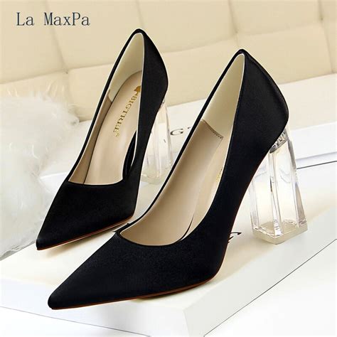 la maxpa luxury fashion high quality women pumps high heels elegant women shoes ultra high heels