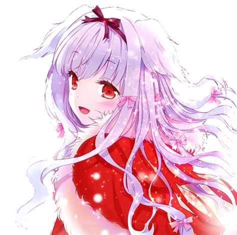 Christmas Anime Girl No Background Gambarku
