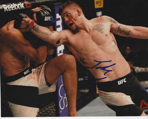 Autographed Jake The Prototype Collier Ufc And Mma 8x10 Photo With Coa Main Line Autographs
