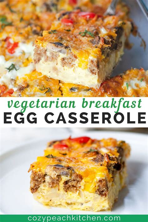 Vegetarian Egg Breakfast Casserole Vegetarian Breakfast