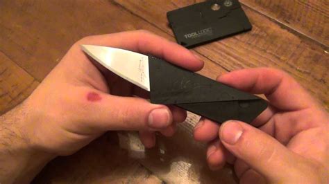 Knife Review Iain Sinclair Cardsharp 2 Credit Card Size Folding