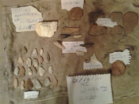 North Carolina Native American Artifacts Woodland Period All Found In