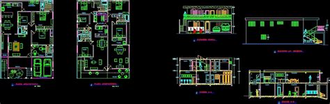 Three Apartments Remodelation Dwg Section For Autocad Designs Cad