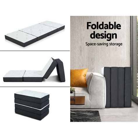 Memory foam is designed to offer heightened comfort to users. Giselle Bedding Foldable Foam Mattress Portable Folding ...