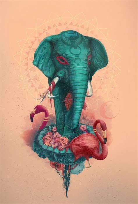 Hot Illustrations By Tatiana Kazakova Elephant Love Elephant Art