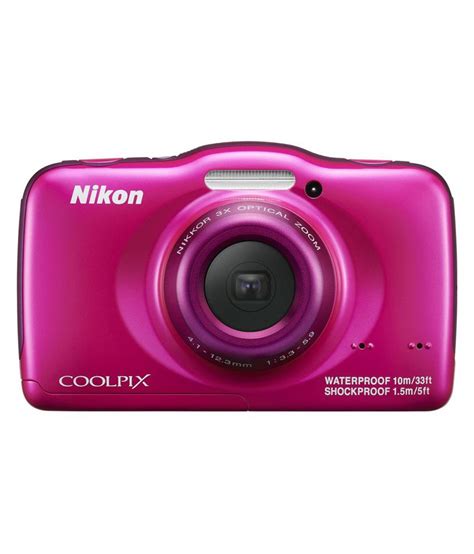 Nikon Coolpix S32 Digital Camera Pink Price In India Buy Nikon