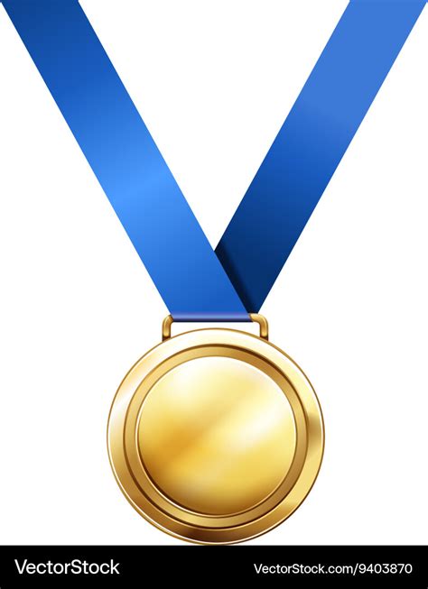 Gold Medal With Blue Ribbon Png Clipart Image Marcos Para Diplomas My