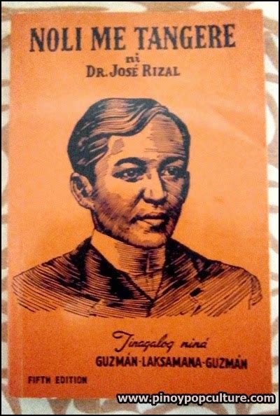 Pinoy Pop Culture Jose Rizals First Novel Noli Me Tangere