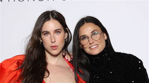 Demi Moore Deems Daughter Scout Willis So Brave As She Sports Risqué Chainmail Look Hello