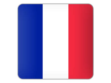Square Icon Illustration Of Flag Of France