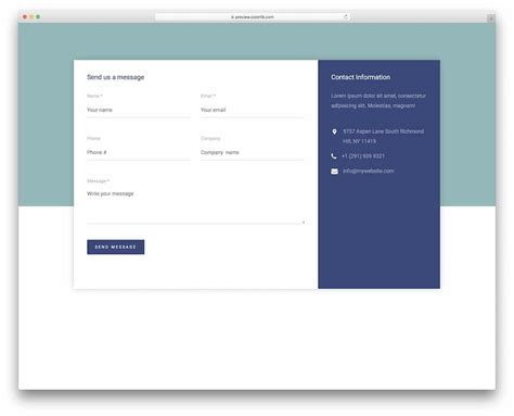Trend Looking Css Contact Form Designs That Saves Your Time