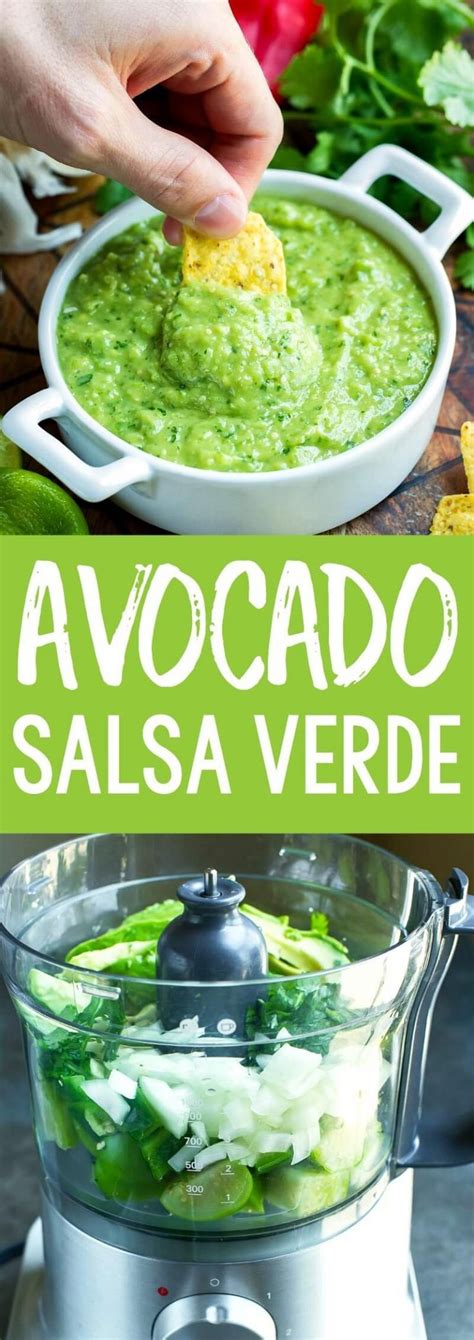 This Avocado Salsa Verde Can Be Made In Your Blender In Just 10 Minutes