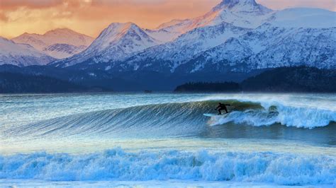 But that could change quickly: Winter Surfing - Bing Wallpaper Download