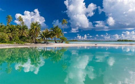 Nature Tropical Island Beach White Sand Turquoise