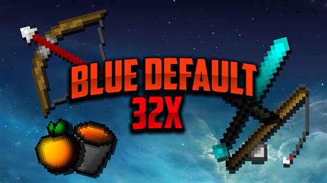 Blue Default 32x Fps Pvp Pack Release 115 Update Minecraft Texture Pack
