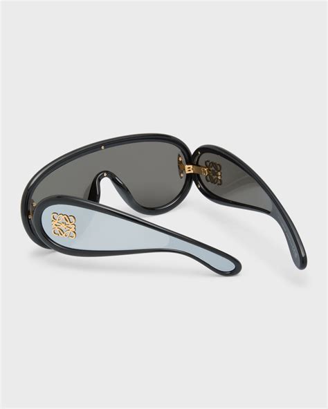 loewe mirror acetate shield sunglasses neiman marcus