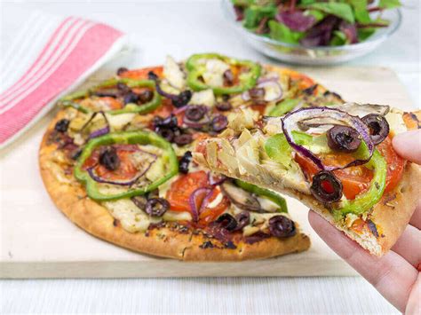 Vegetarian Pizza Recipe No Cheese Vegetarian Foodys