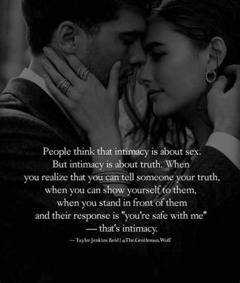 Intimacy Is About Truth · Moveme Quotes